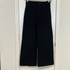 J. Crew Black Wide-Leg Flare Jeans